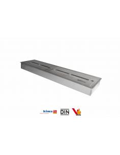 Quemador de bioetanol Ruby Fires Xaralyn inox 8014 vista superior 2