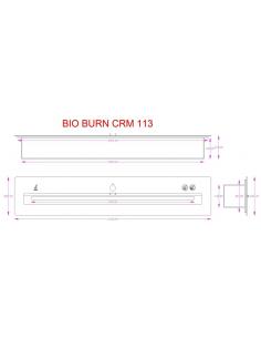 Quemador de bioetanol de piedra cerámica Kalcifer 113 negro 2