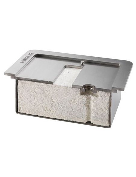 Quemador de bioetanol Ruby Fires Xaralyn negro 4114 detalle piedra