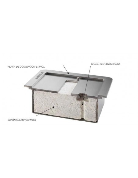 INSERTABLE LADRILLO RUBY FIRES XARALYN