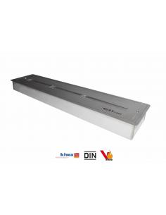 Quemador Bioetanol Ruby Fires 8014 L inox superior 2