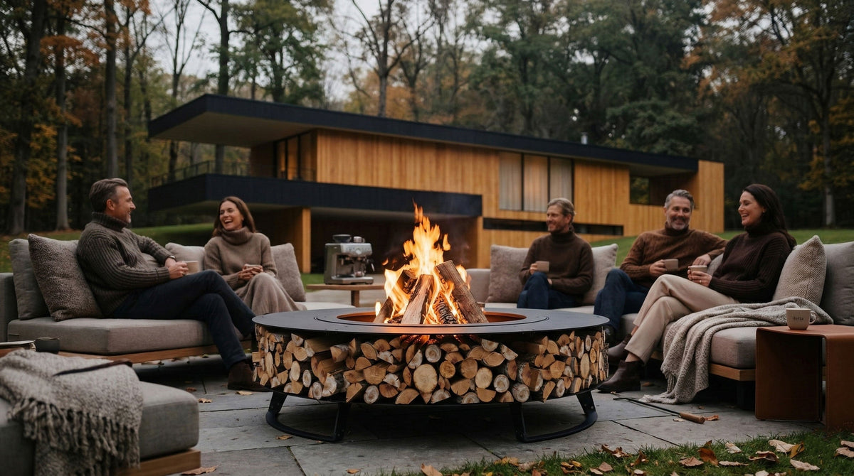 Decoración con chimenea exterior: convierte tu terraza en tu lugar favorito