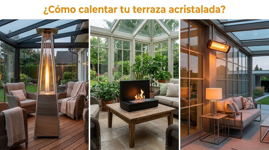 Como calentar pergola bioclimatica