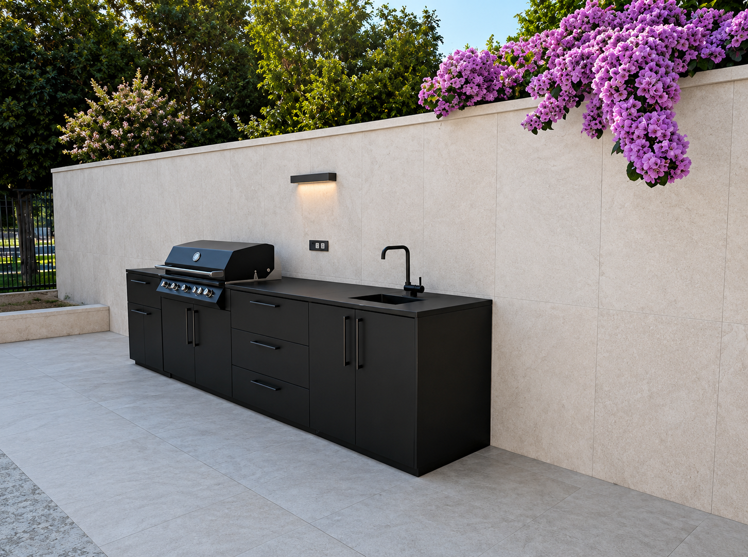 Cómo diseñar una cocina de exterior moderna: materiales, distribución y errores a evitar