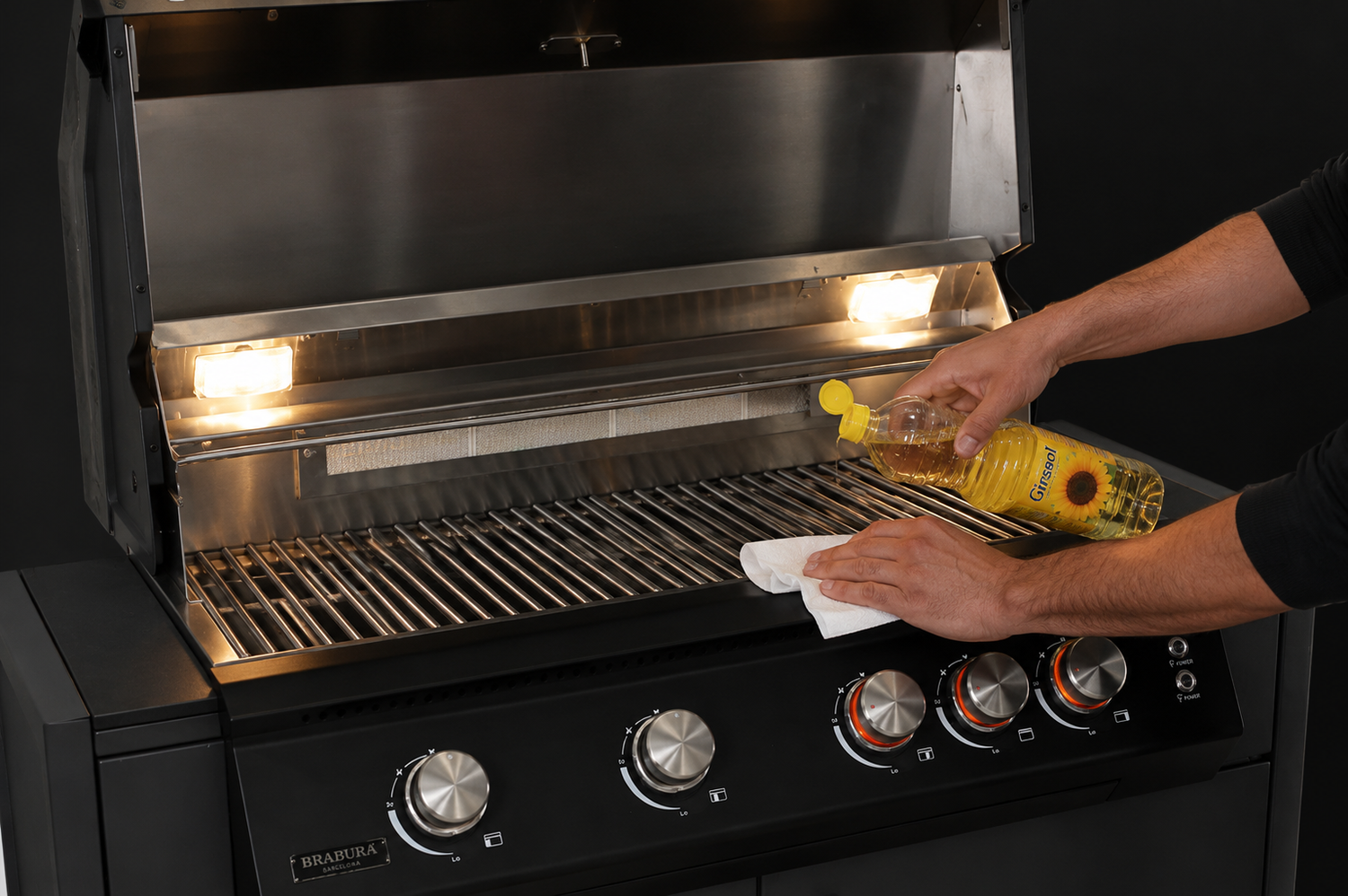 Como limpiar una parrilla de mi barbacoa de gas
