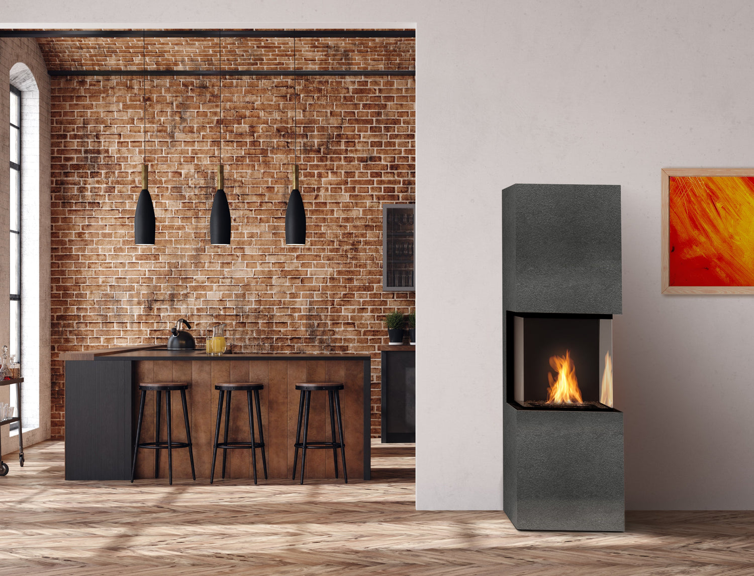 ¿Las chimeneas de bioetanol huelen? 