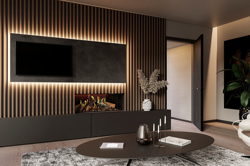 DRU Virtuo: La chimenea eléctrica decorativa MÁS REALISTA (Ven a verla en Las Rozas)
