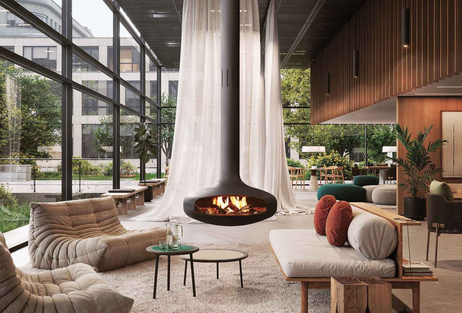 Chimeneas de bioetanol. Información