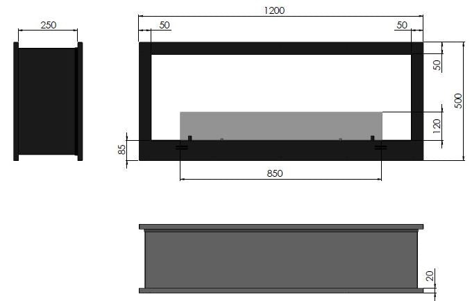 2Side 1200 Tunel INFIRE