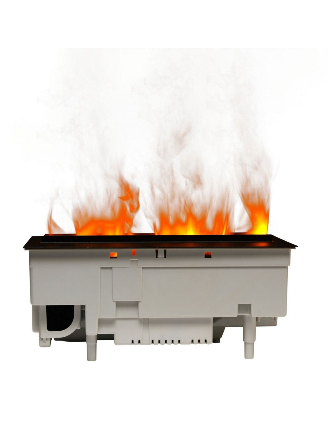 vista frontal del quemador de vapor de agua que lleva la chimenea dimplex-faber opti myst 600 steam box