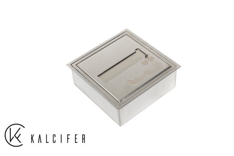 Quemador de bioetanol divisiones de acero inoxidable Kalcifer 30