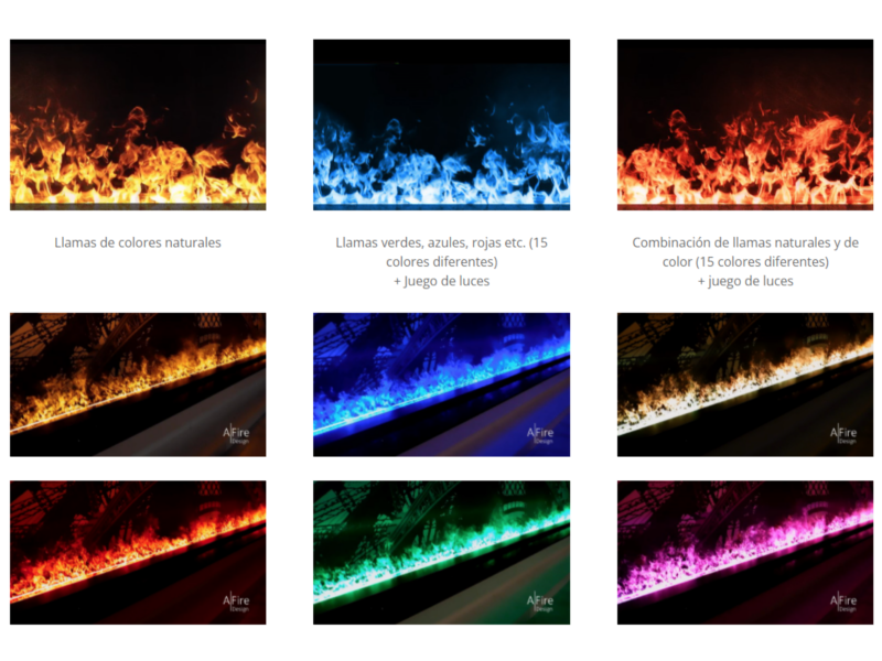 Afire quemador de vapor de agua AWP 20-50 colores