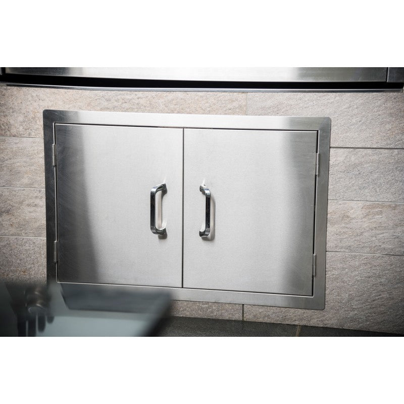 SET DOBLE PUERTA ENCASTRABLE INOX BEEFEATER ESTUFAMANIA