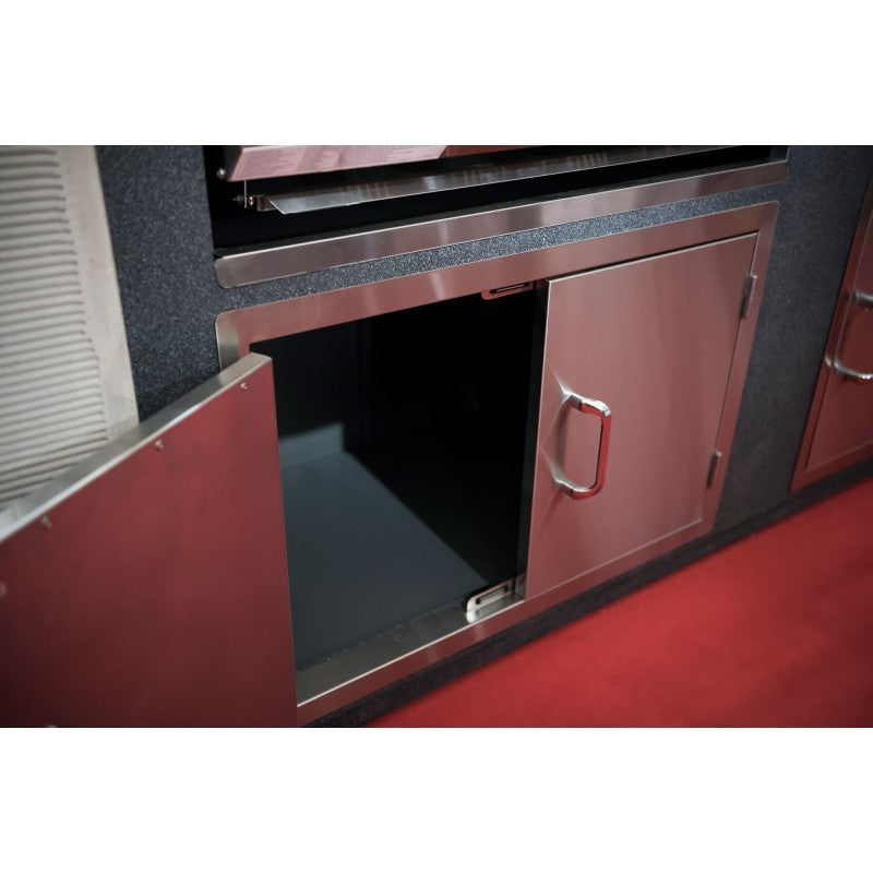SET DOBLE PUERTA ENCASTRABLE INOX BEEFEATER ESTUFAMANIA