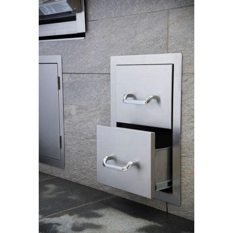 SET 2 CAJONES ENCASTRABLE INOX BEEFEATER ESTUFAMANIA