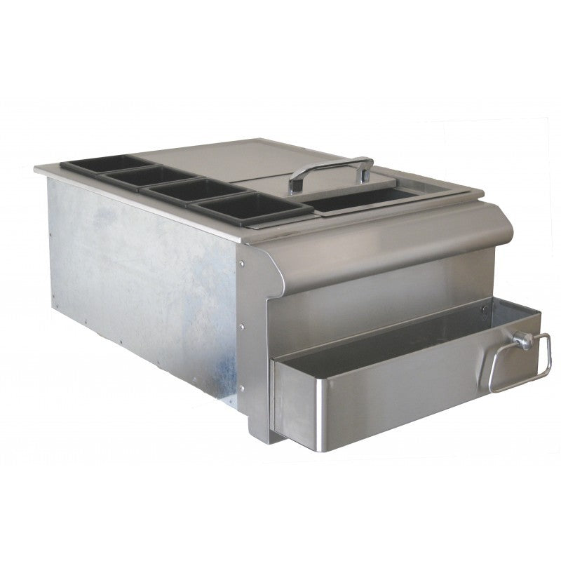 SET BAR CENTER 18" ENCASTRABLE INOX BEEFEATER ESTUFAMANIA