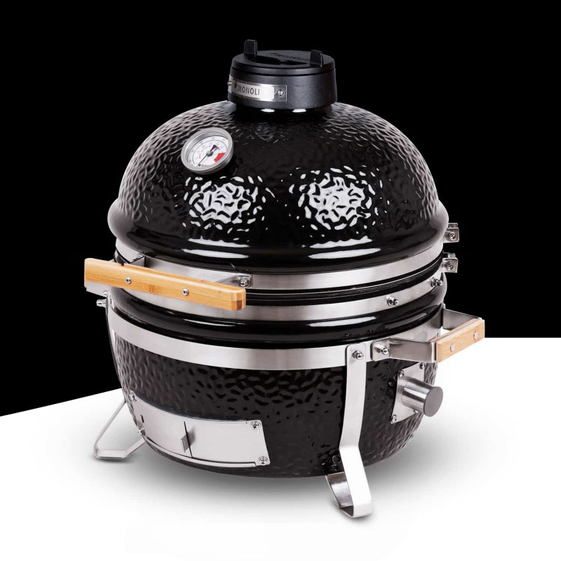 Lateral Kamado de Monolith Icon Pro 2.0 con pies