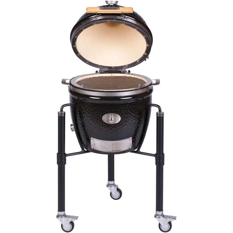 Abierto Kamado Junior Pro 2.0 con carro Monolith
