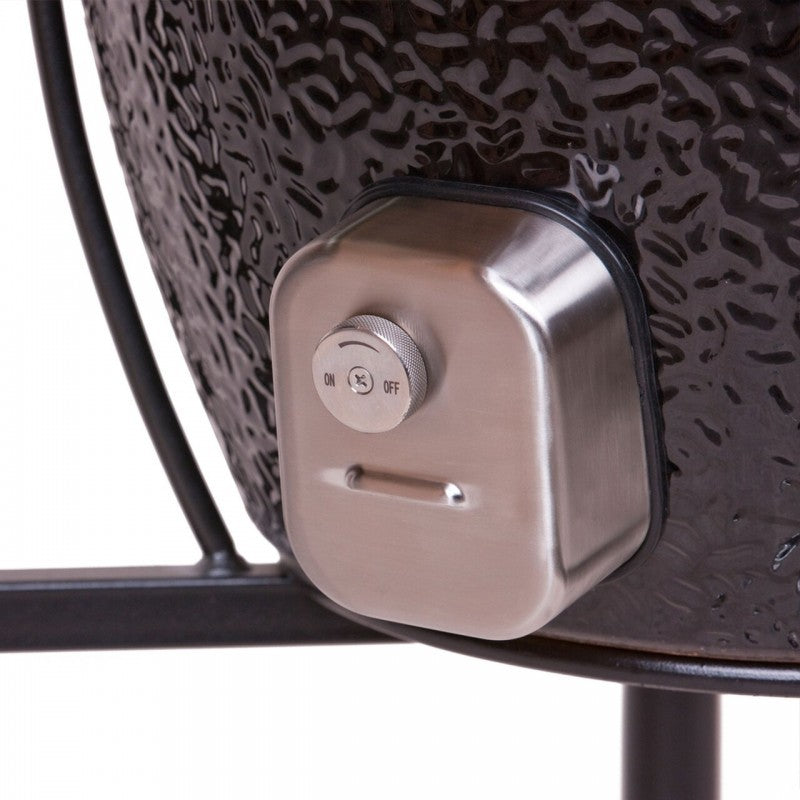 Kamado Guru Classic Pro 2.0 con carro de Monolith ventilador