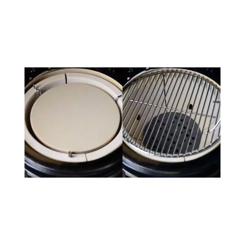 MODELO ICON CON PIEDRA DEFLECTORA Y PARRILLA