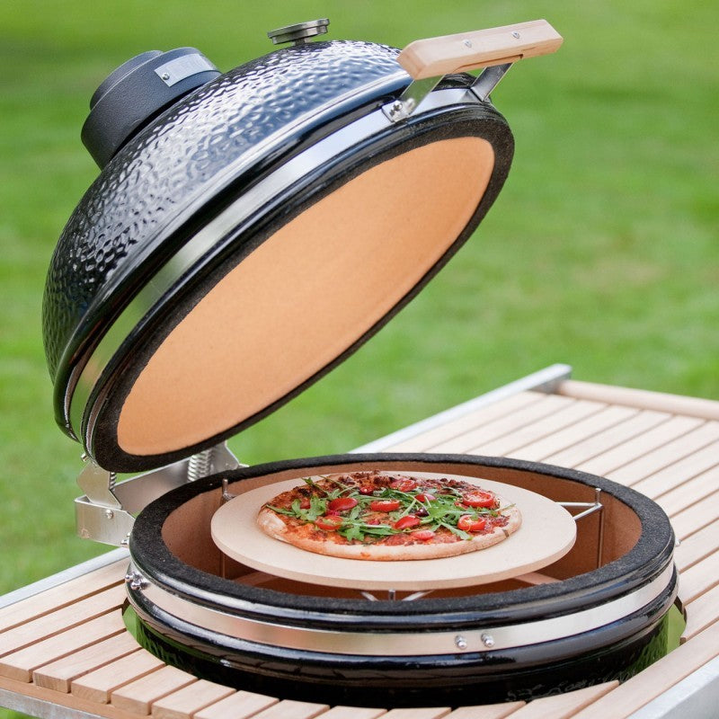 Uso de la piedra para pizza en modelos icon y junior de monolith