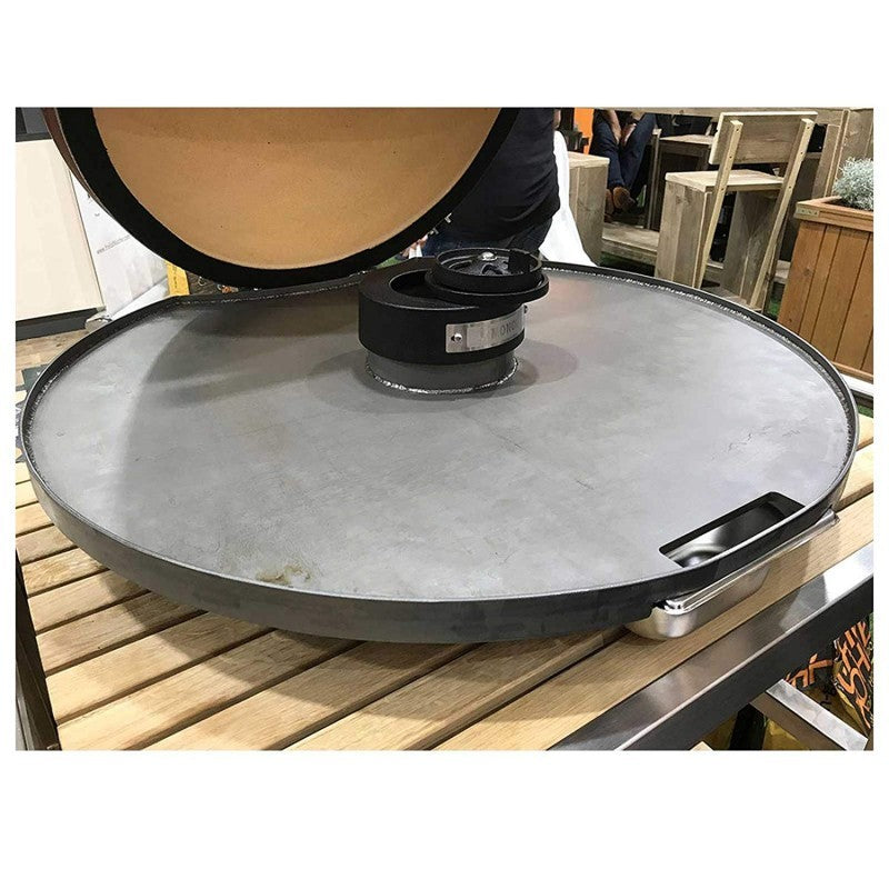 Uso de Plancha de acero para el modelo de Kamado Monolith LeChef