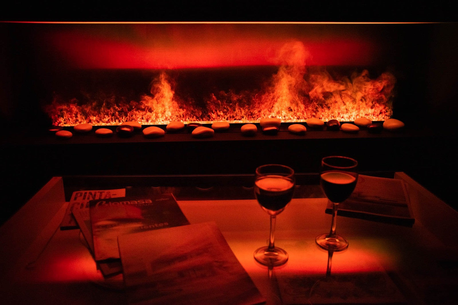 Fuego vapor de agua Kalcifer 60 cm natural