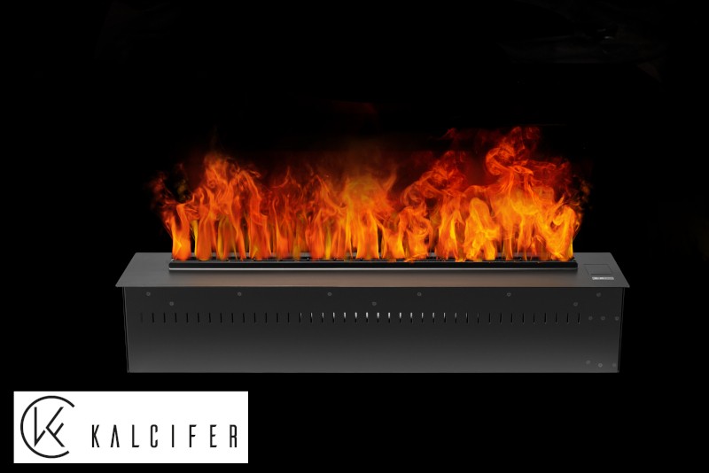 Imagen con fuego quemador de vapor 60 cm kalcifer