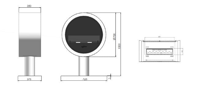 incyrcle stand medidas