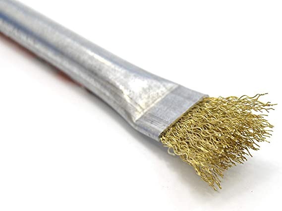 Pincel de acero Rasqueta para estufas de Pellet