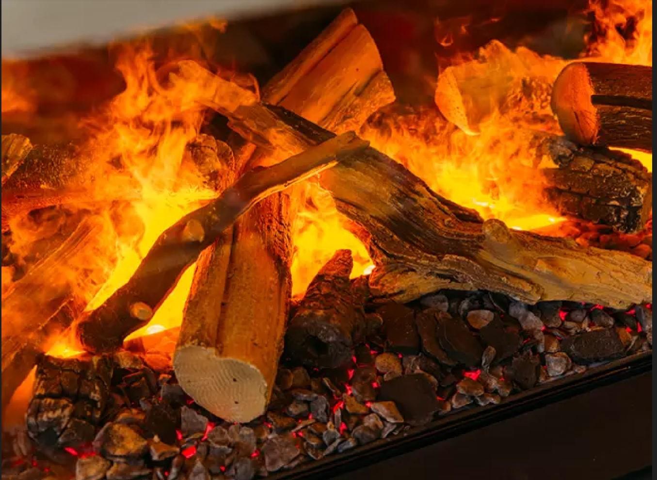 E-SLIM 1200/450 I DIMPLEX set troncos cerámicos