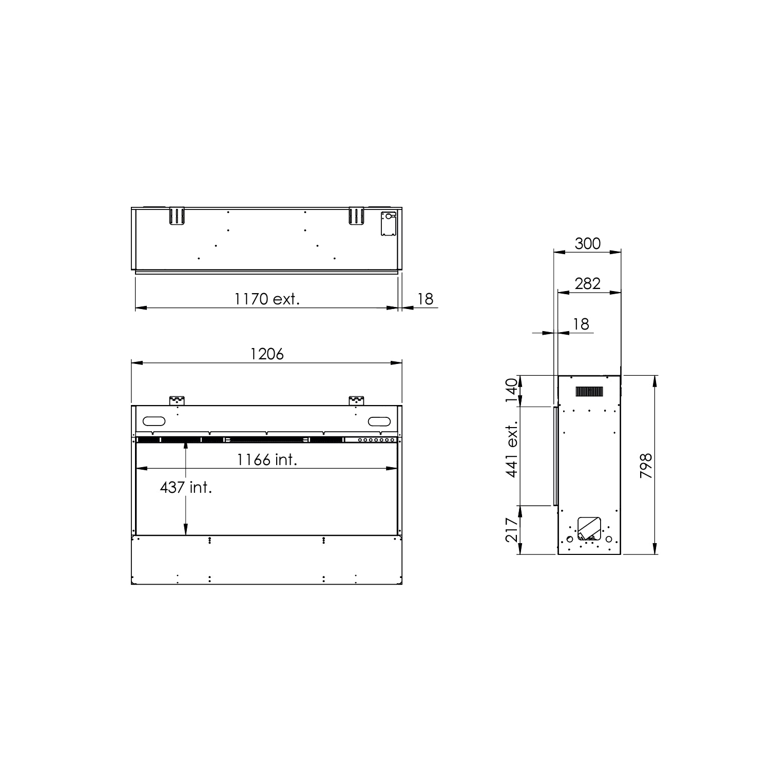 E- Slim medidas 1200-450