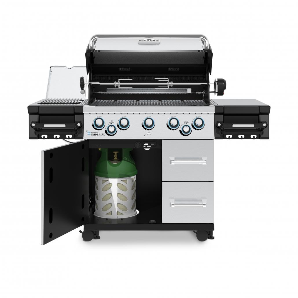 Barbacoa Imperial S590 IR Broil king  almacenaje