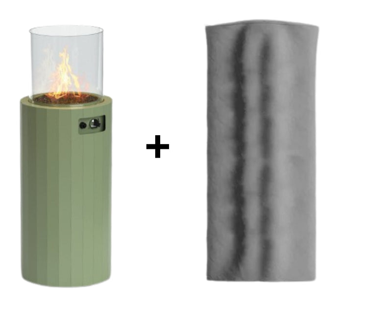 Estufa gas Bino Planika tono verde