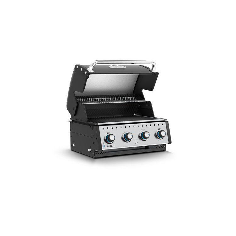 Barbacoa gas Baron 420 Encastrable Broil King lateral