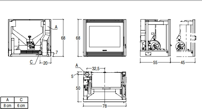 IP 11 FRAMELESS DOOR PIAZZETTA ficha técnica