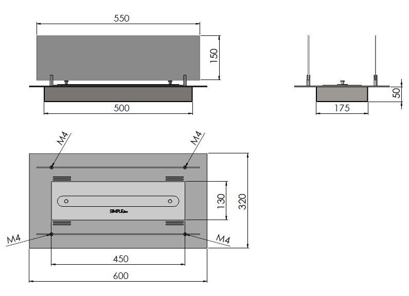 Quemador INSERT - SIMPLEFIRE