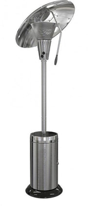Calefactor de gas plateado Sahara X Veltron 13 kW