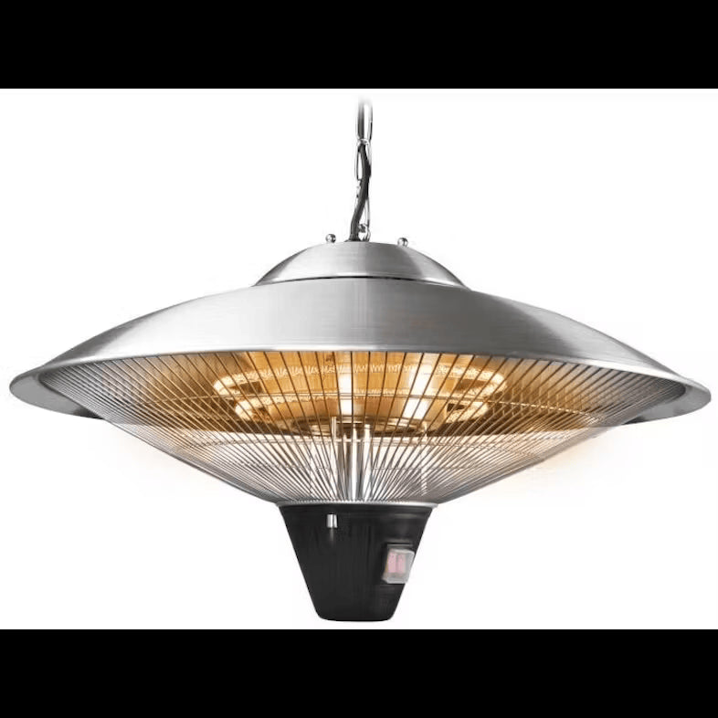 Calefactor infrarrojo Veltron UFO Ceiling LED, 2,1 kW. Color: plateado.