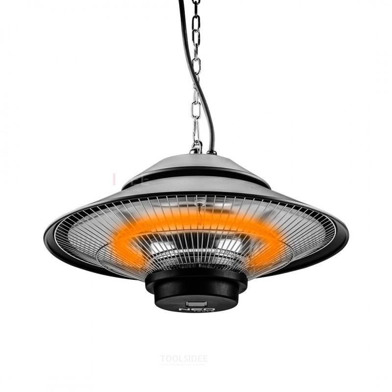 Calefactor infrarrojo Veltron Premium Ceiling Retro, 2,1 kW. Color: negro.