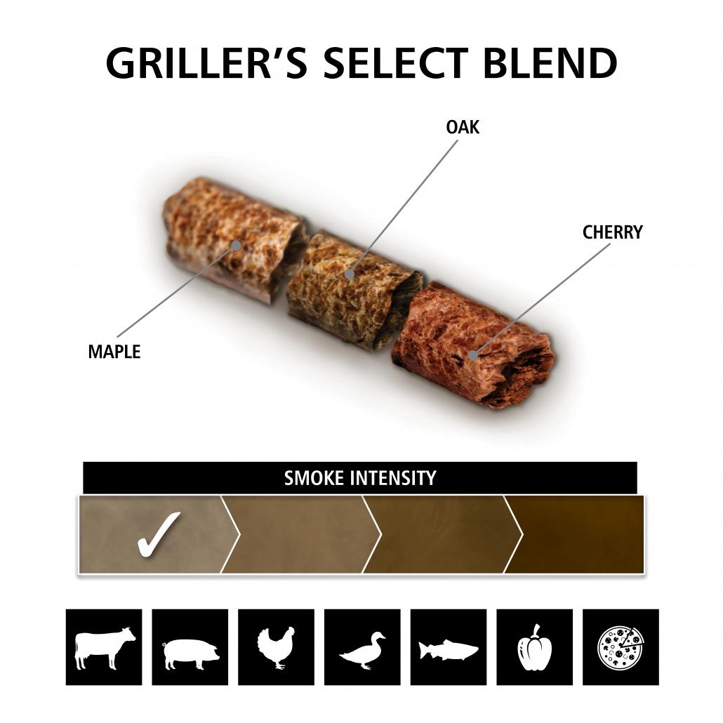 PELLETS DE MADERA GRILLER'S SELECT BLEND - Broil king