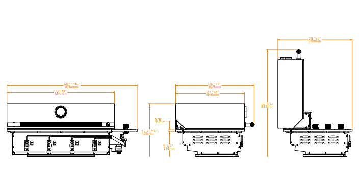 Barbacoa encastrable BOX-Q BRABURA GRILLS