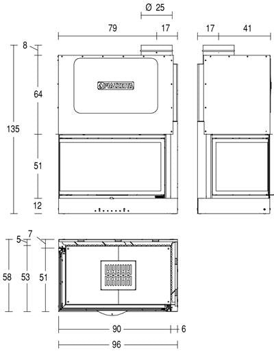 MA 283 D/S SL PIAZZETTA medidas