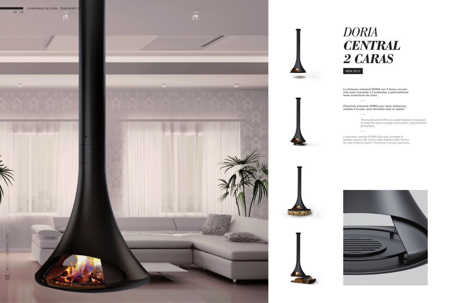 DORIA CENTRAL 2 CARAS BIO TRAFORART