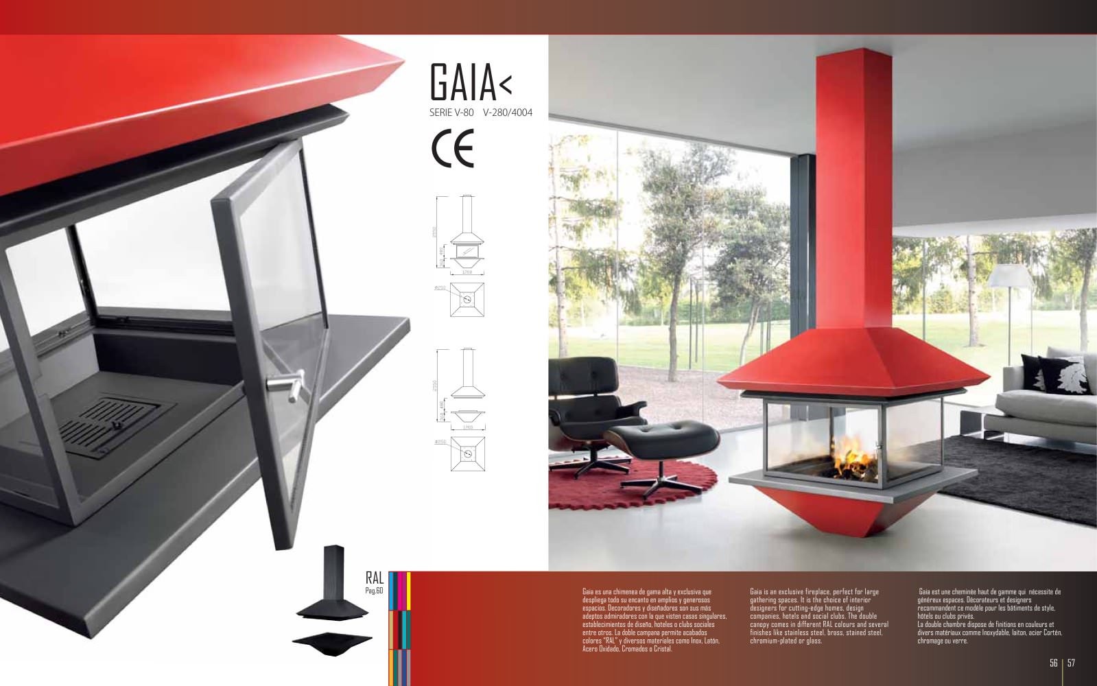 GAIA CENTRAL LEÑA TRAFORART - diseño