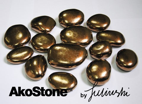 PIEDRAS CERAMICAS DORADAS AKOSTONE