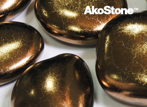 PIEDRAS CERAMICAS DORADAS AKOSTONE