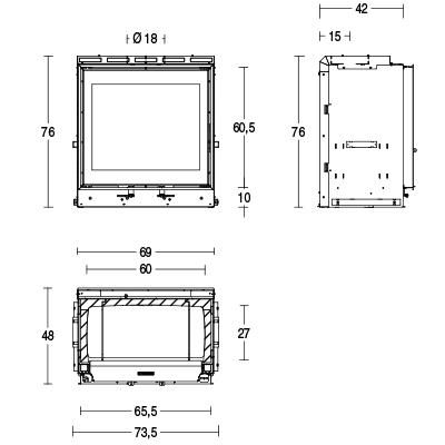 MC 65/60 PIAZZETTA medidas