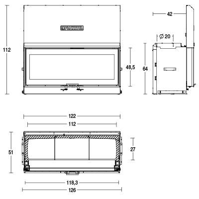 MC 120/48 SL PIAZZETTA medidas