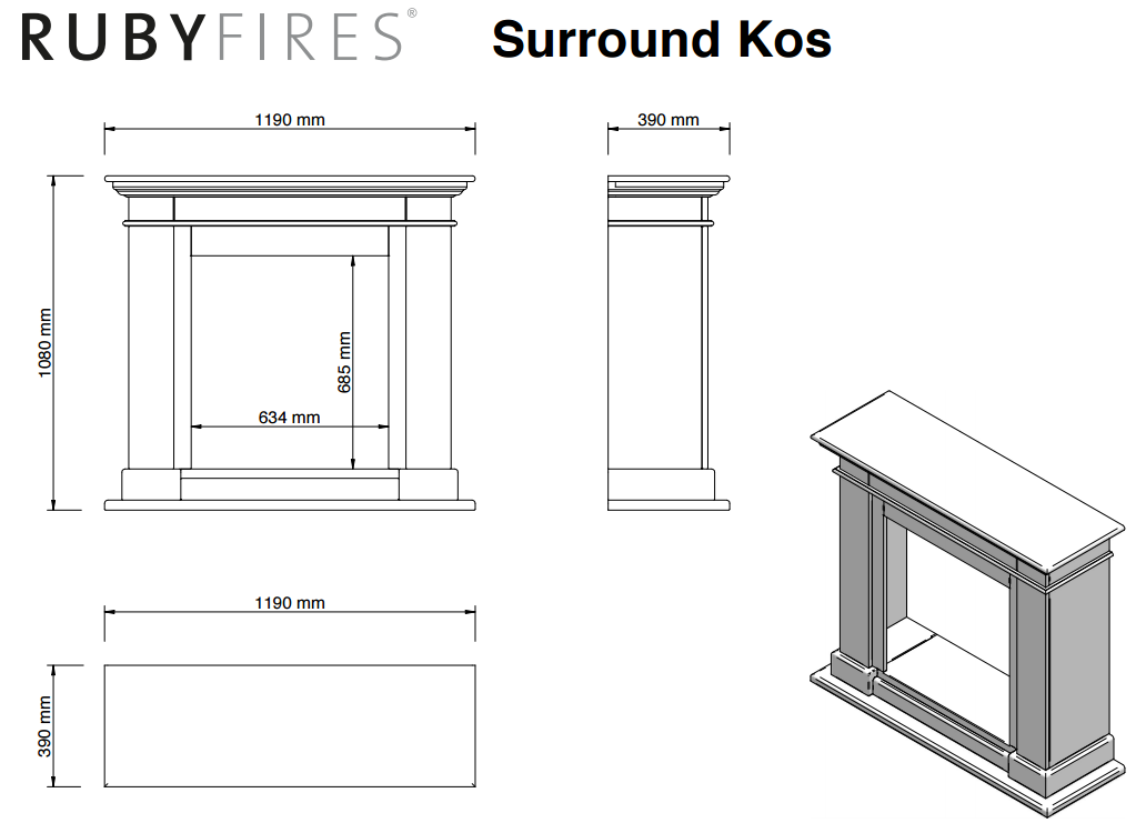 KOS ELECTRICO RUBY FIRES XARALYN